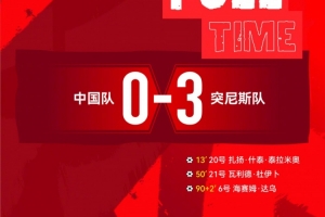 埃及vs伊朗直播-土伦杯第四轮比赛，中国U–19男足0比3负于突尼斯U–23男足