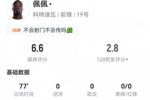 巴拉圭vs澳大利亚-10-多次浪费机会！尼古拉·佩佩本场2射0正+11丢失球权 5对抗1成功