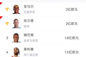 挪威vs塞内加尔-7-身价前五球星世界杯首轮表现：哈兰德姆巴佩均双响！奥利塞送助攻