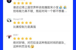 世界杯_阿根廷vs奥地利-吧友给土耳其vs巴拉圭裁判打出8.8分：比赛控制力真强