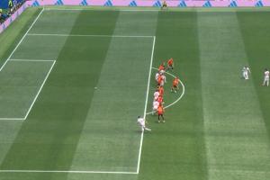 法国vs塞内加尔-6-进球无效！伊朗精彩任意球配合塔雷米破门，VAR介入改判越位在先