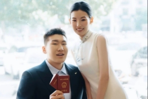 厄瓜多尔vs德国直播-百年好合！李炎哲晒与爱人领取结婚证的照片：