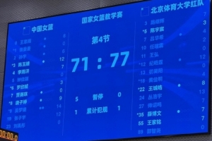 瑞士vs波黑直播-中国女篮热身赛不敌北体大男篮，吴梦婕发挥抢眼